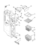 Freezer liner parts