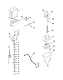 Motor and ice container parts