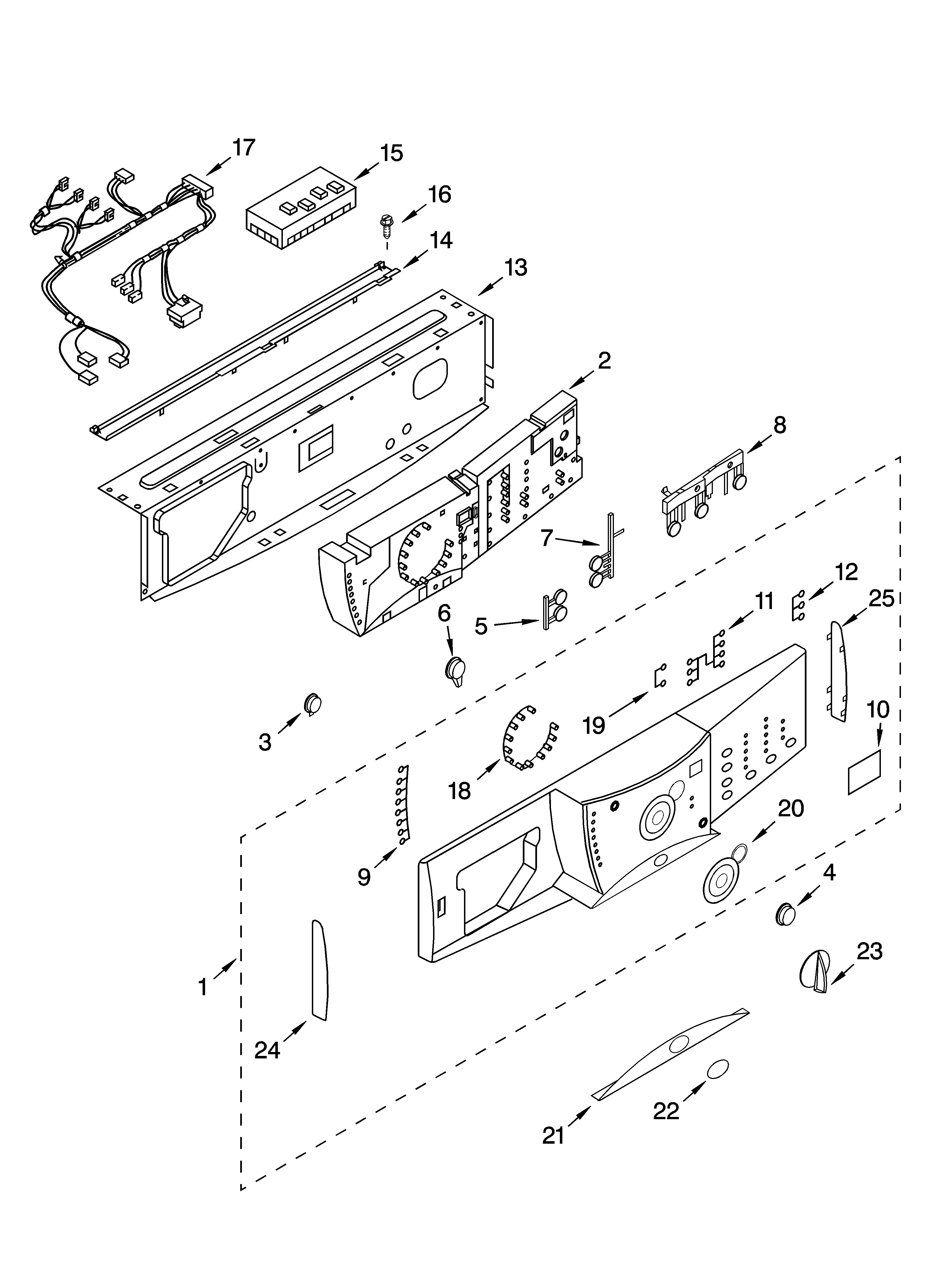 Control panel parts