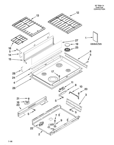 Cooktop parts