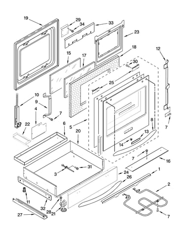 Door and drawer parts