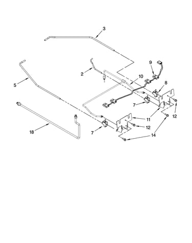 Cooktop burner parts