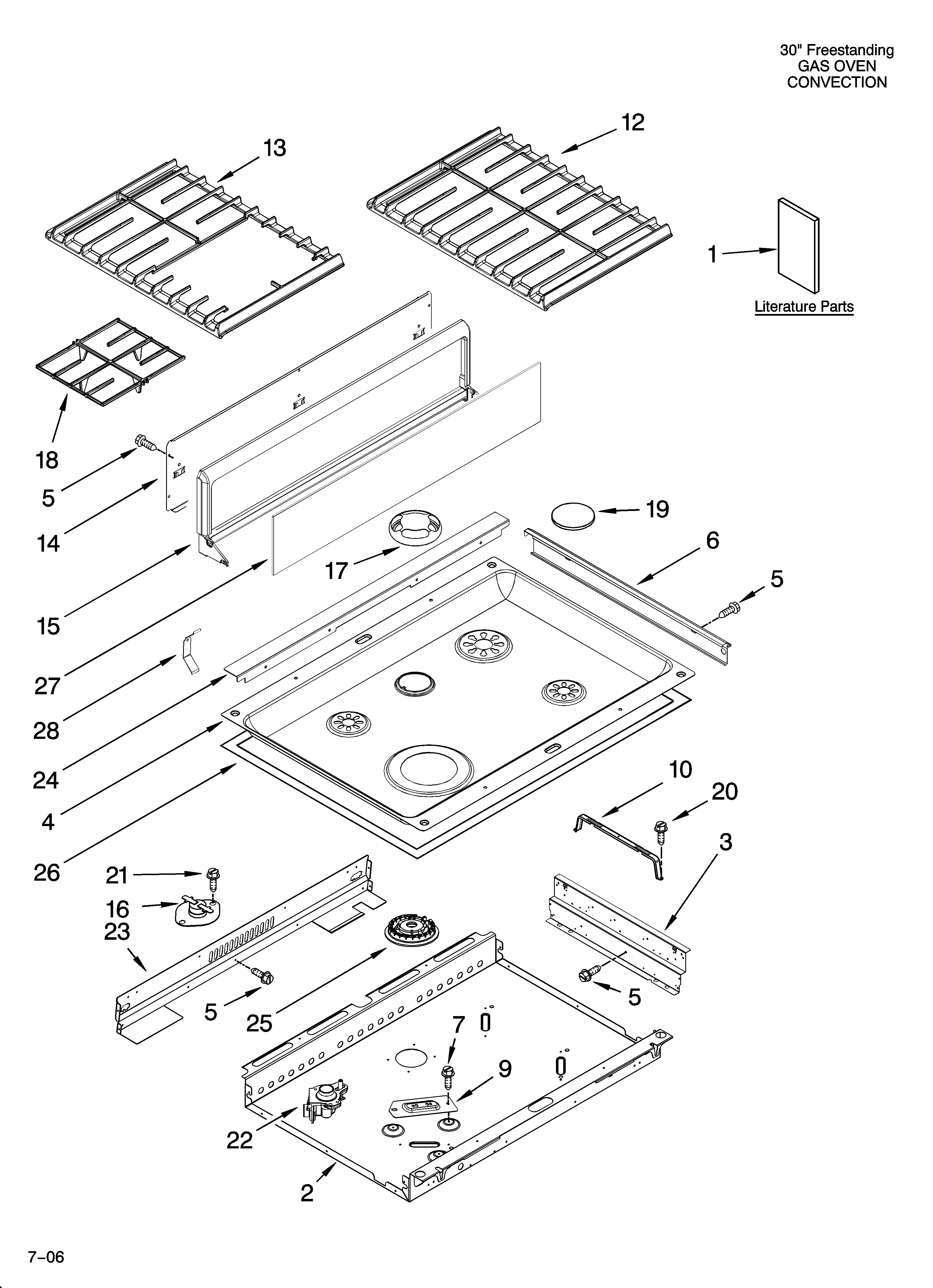 Cooktop parts