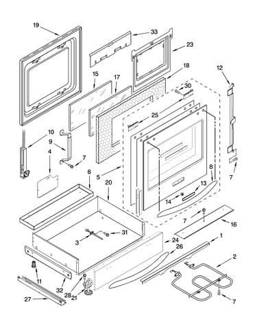 Door and drawer parts