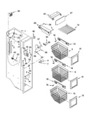 Freezer liner parts