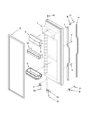 Refrigerator door parts