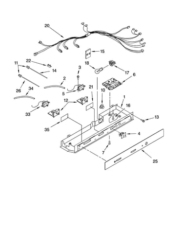 Control parts, optional parts (not included)