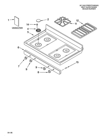 Cooktop parts