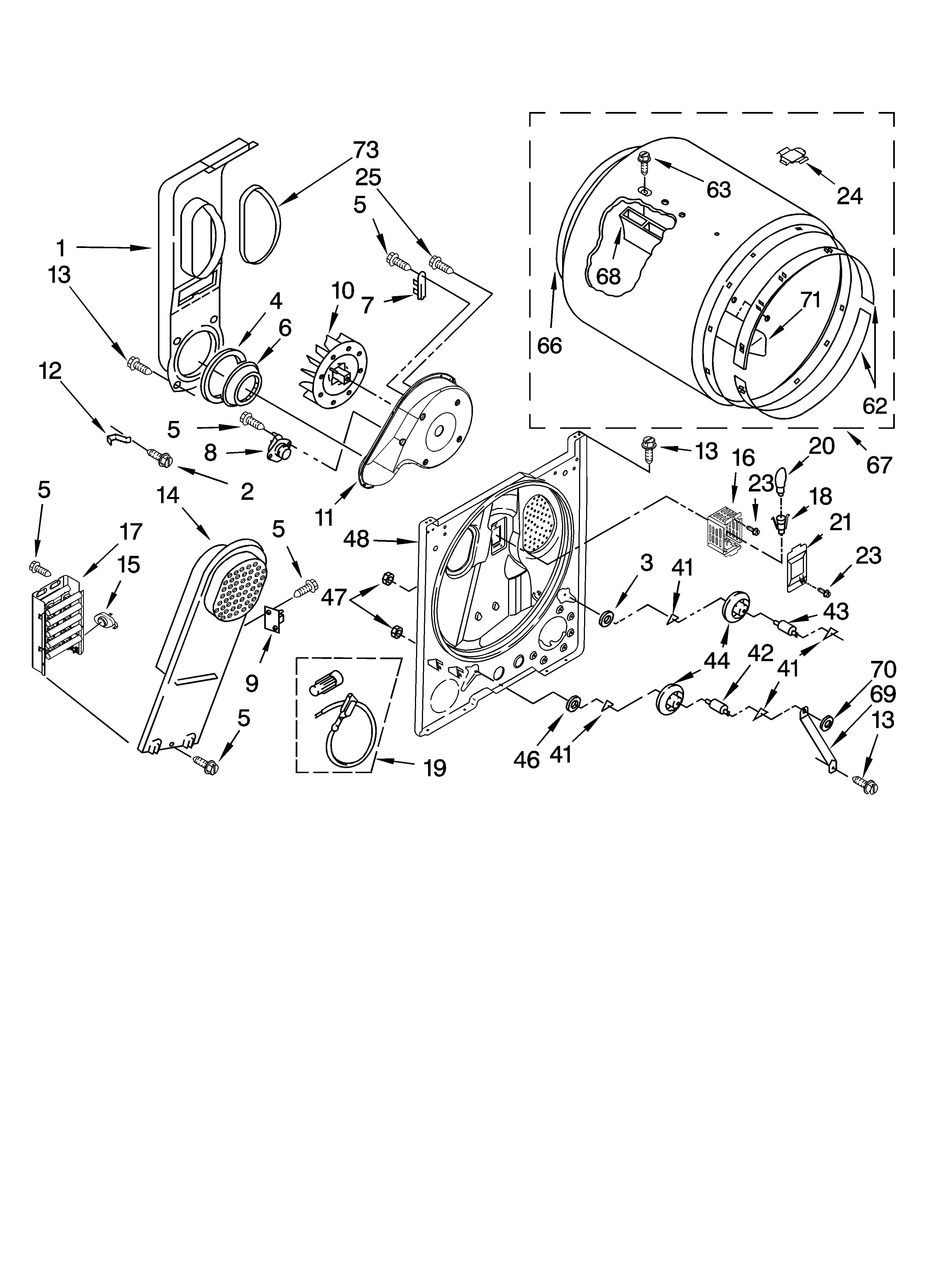 Bulkhead parts, optional parts (not included)