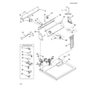 Whirlpool WGD5320SQ0 top and console parts diagram