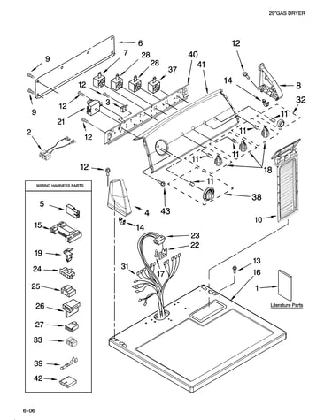 Top and console parts