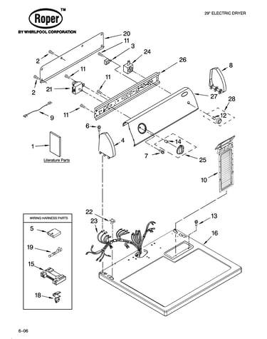 Top and console parts