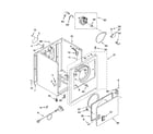 Roper YRED4300SQ0 cabinet parts diagram