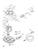 Motor and housing parts