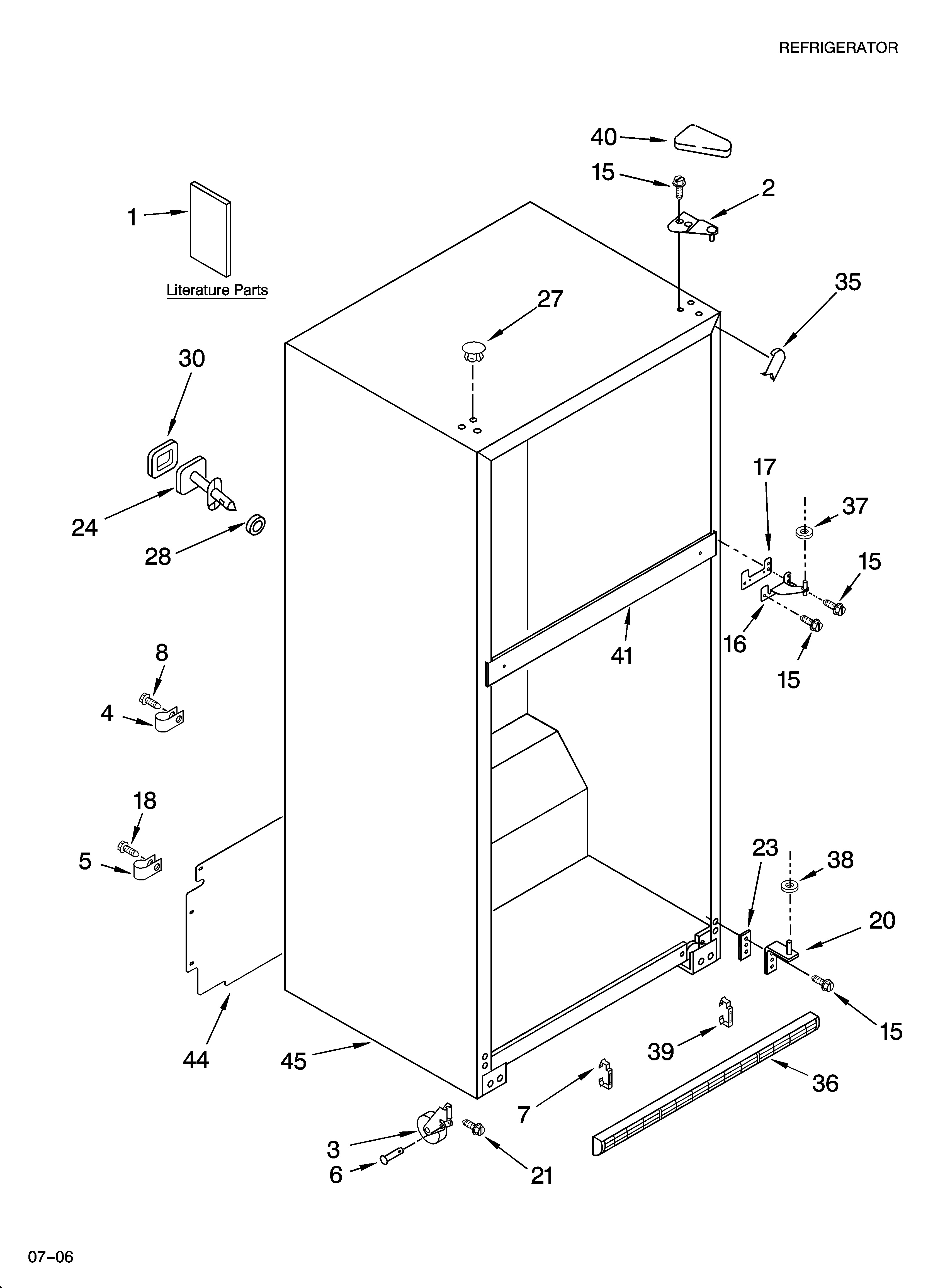Cabinet parts