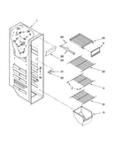 Freezer liner parts