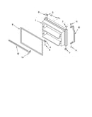 Freezer door parts