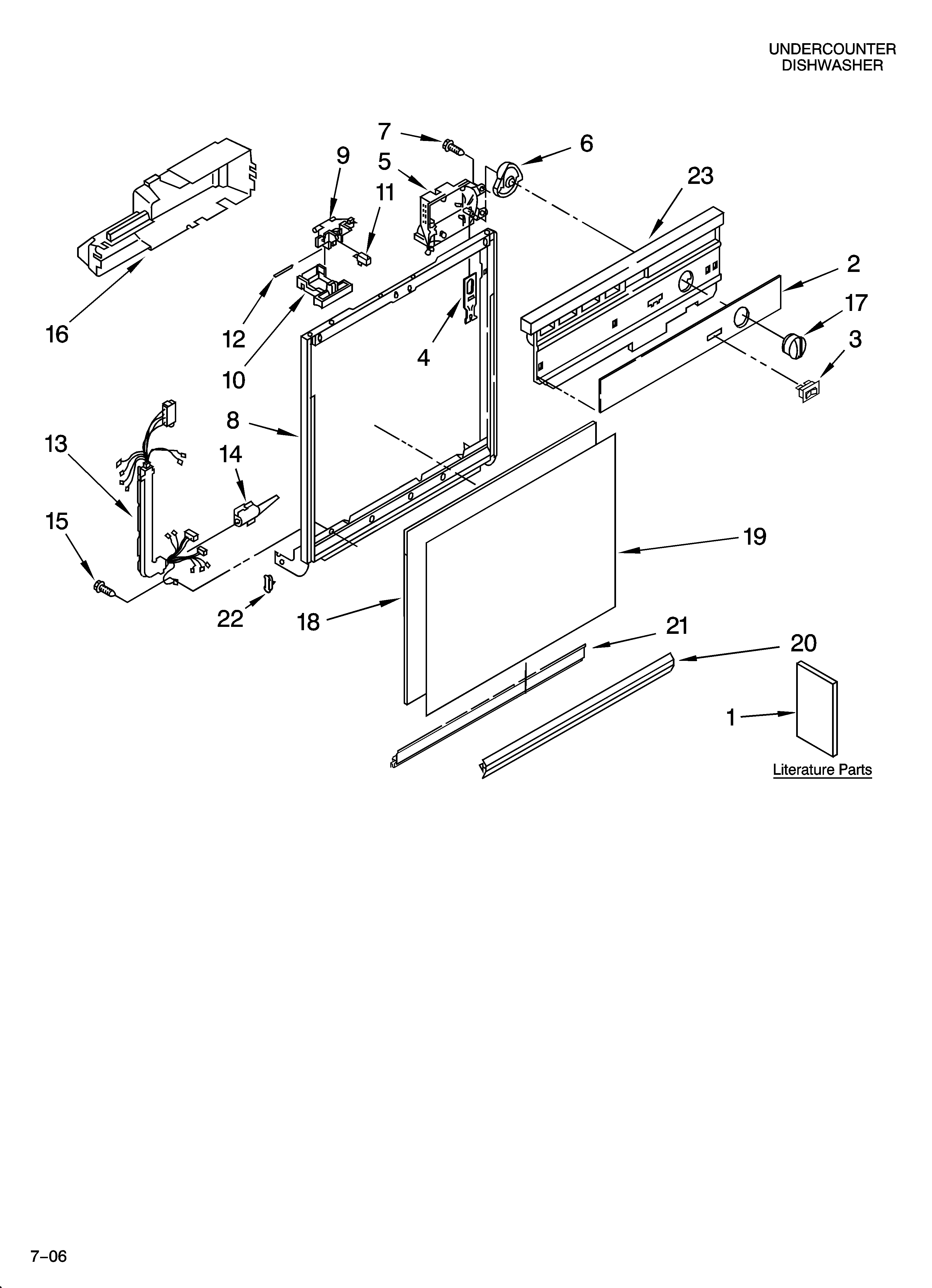 Frame and console parts