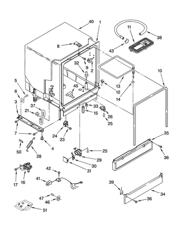 Tub assembly parts