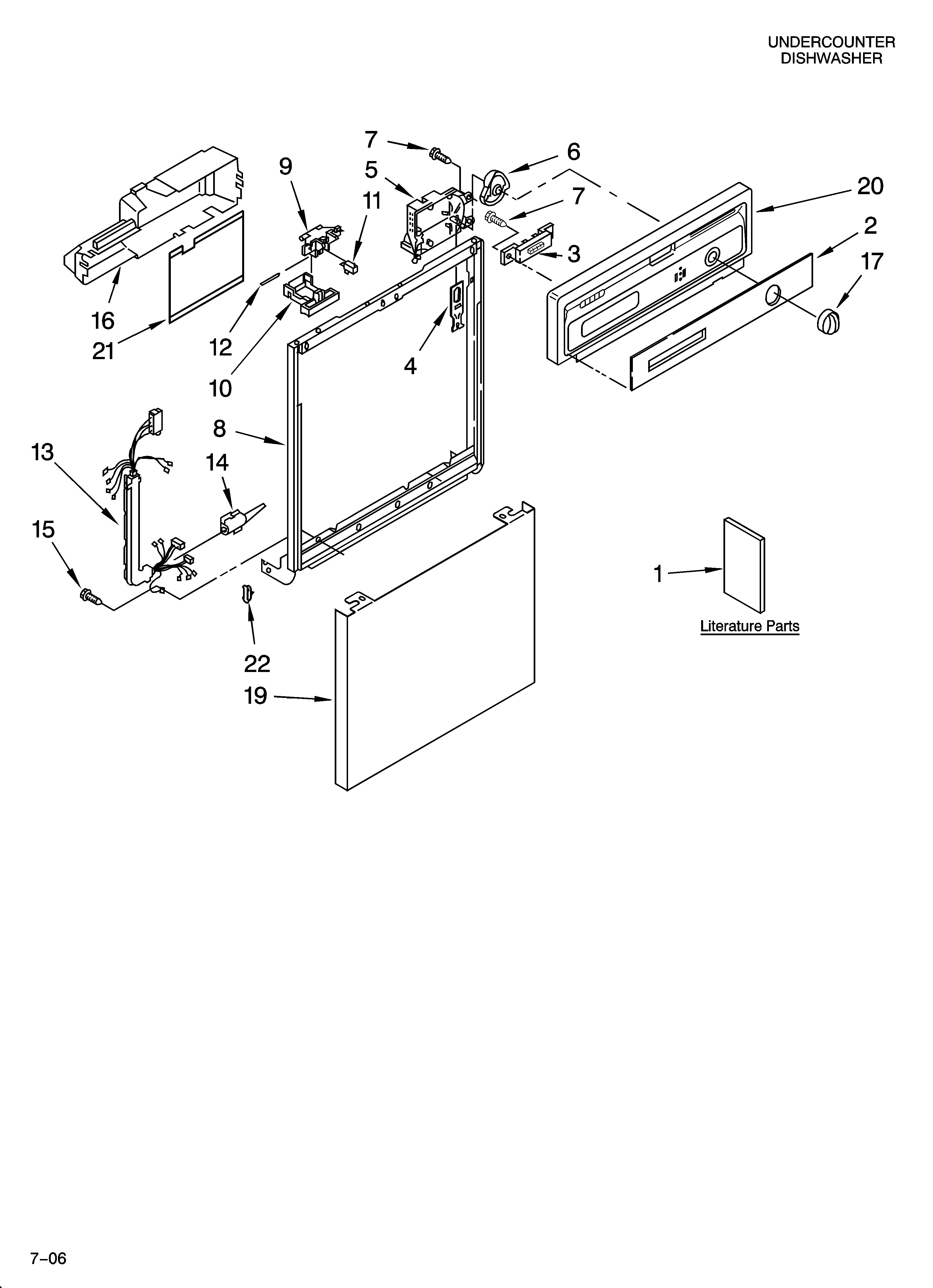FRAME AND CONSOLE PARTS