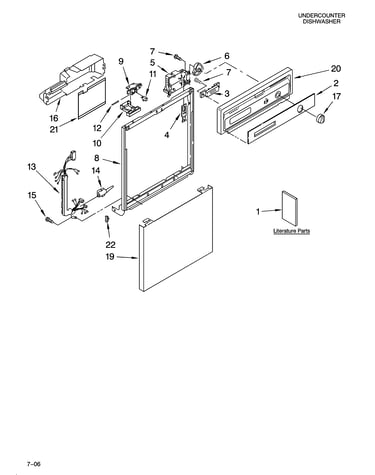 Frame and console parts