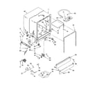 Whirlpool DU850SWPT3 tub assembly parts diagram