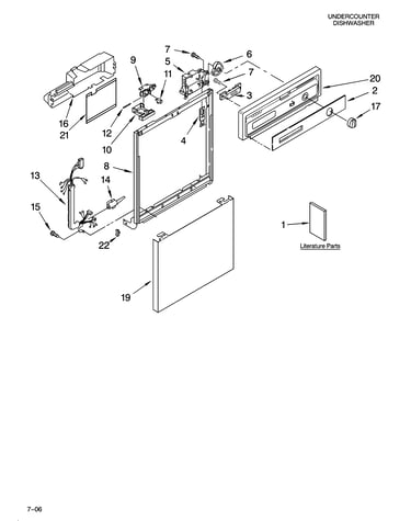 Frame and console parts