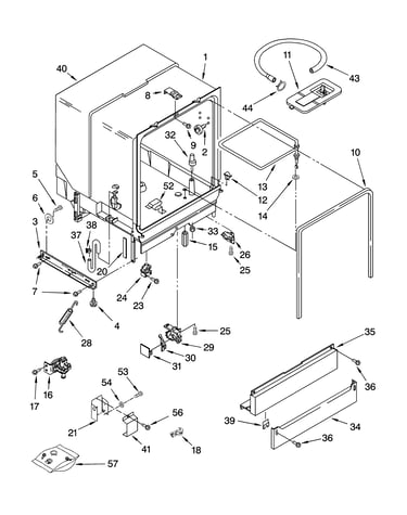 Tub assembly parts