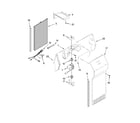 Whirlpool ED2FHAXSL02 air flow parts, optional parts (not included) diagram