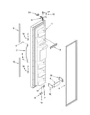 Freezer door parts