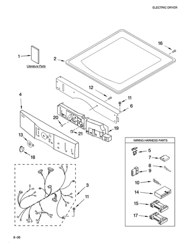 Top and console parts
