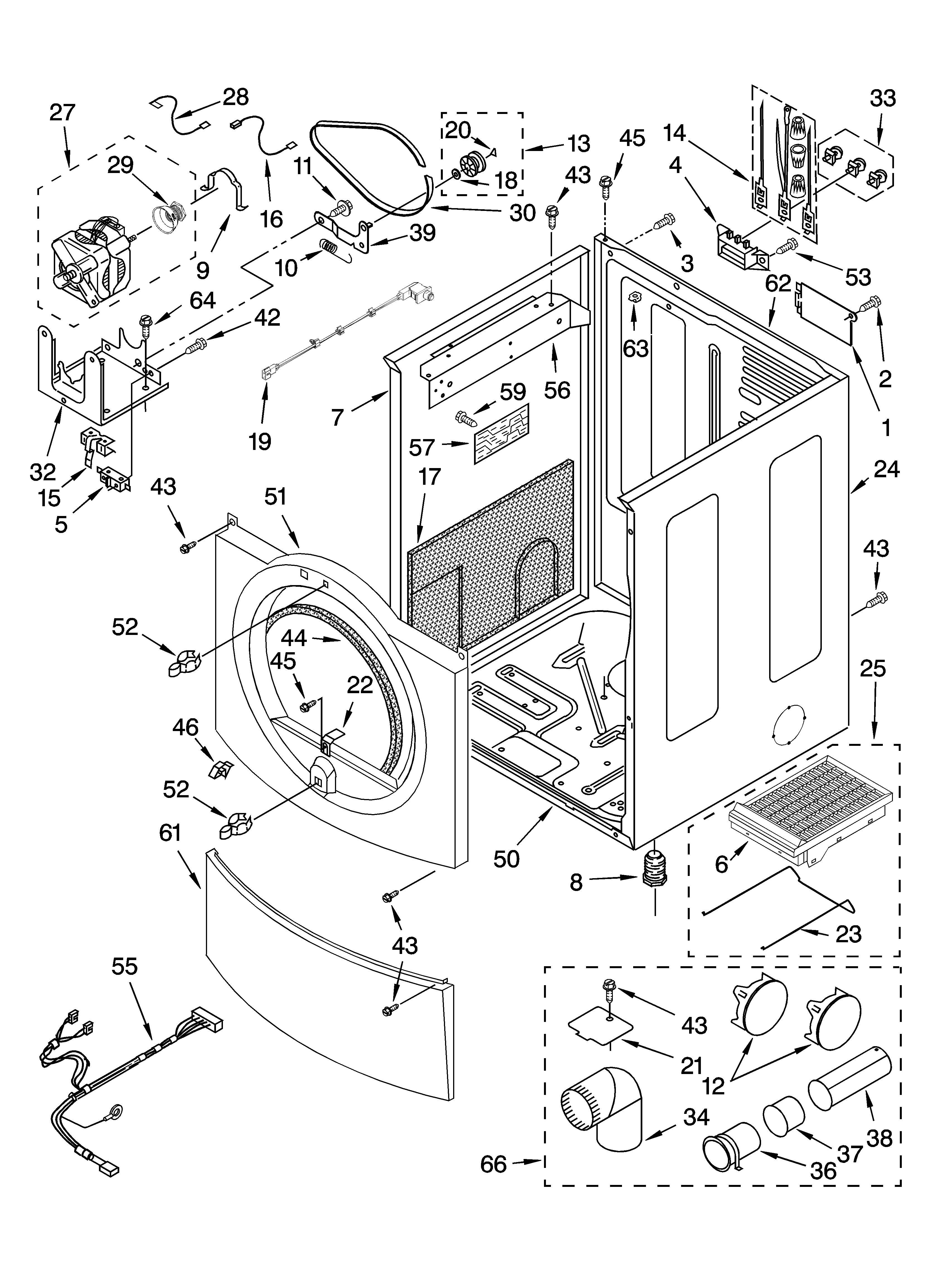 Cabinet parts