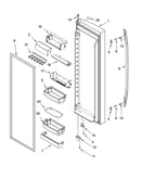 Refrigerator door parts