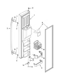 Freezer door parts