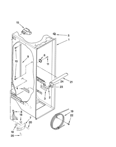 Refrigerator liner parts