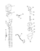 Motor and ice container parts