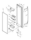 Refrigerator door parts