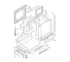 Whirlpool GY396LXPS02 door and drawer parts diagram