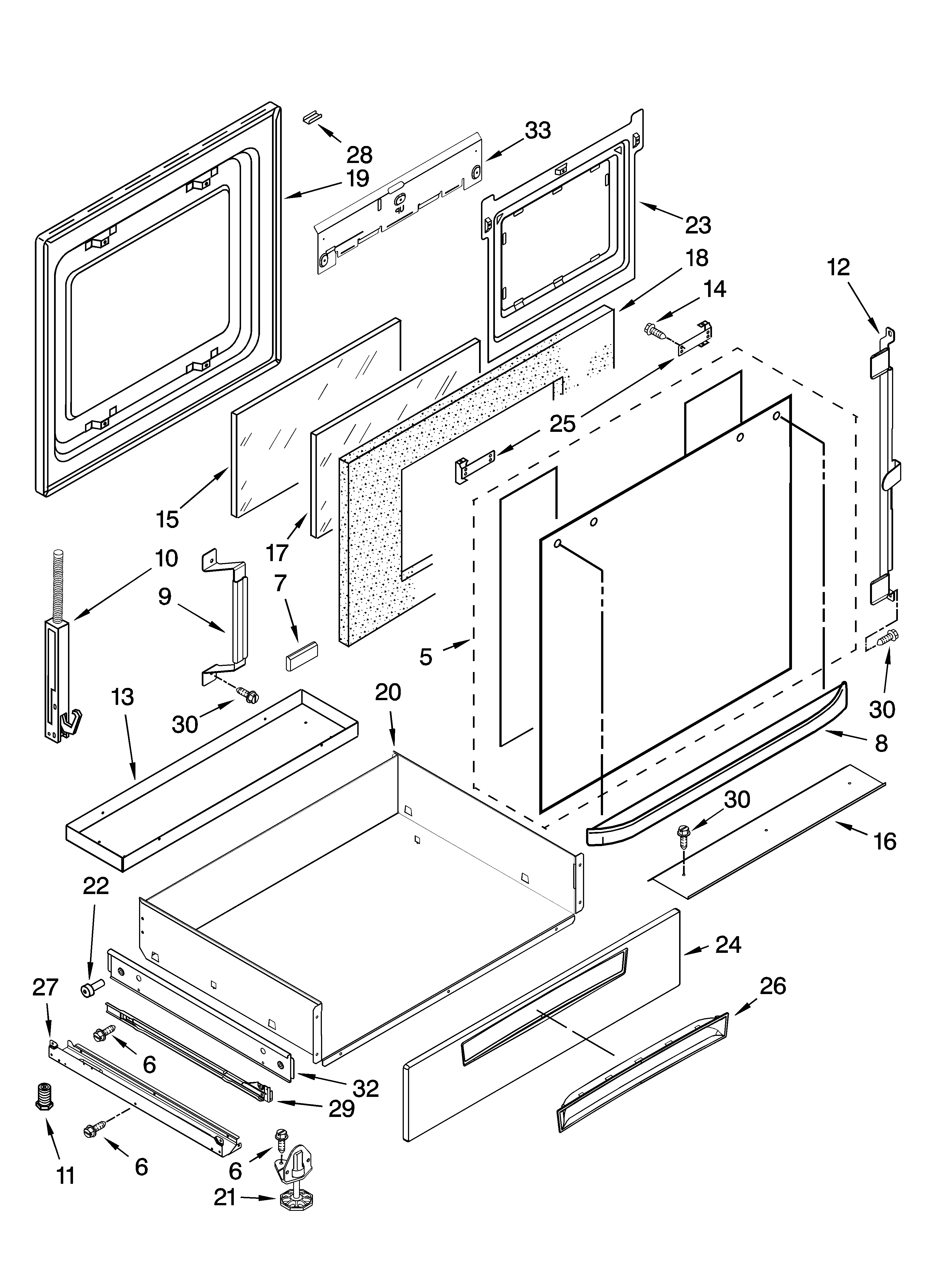DOOR AND DRAWER PARTS