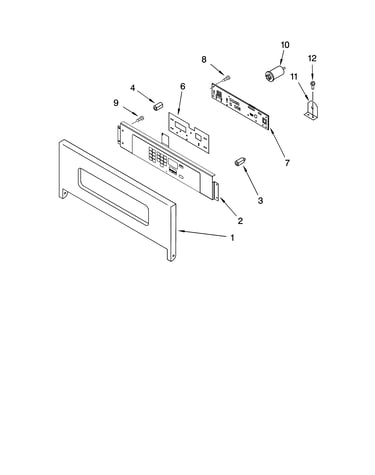 Control panel parts