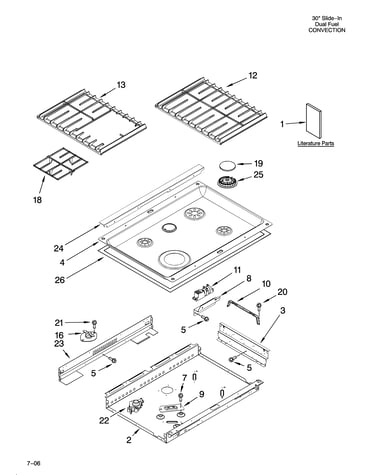 Cooktop parts