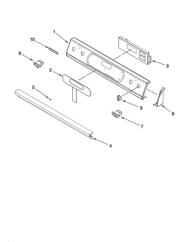 Control panel parts