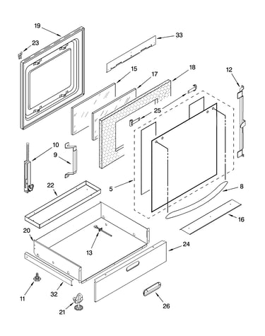 Door and drawer parts