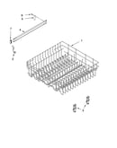 Upper rack and track parts