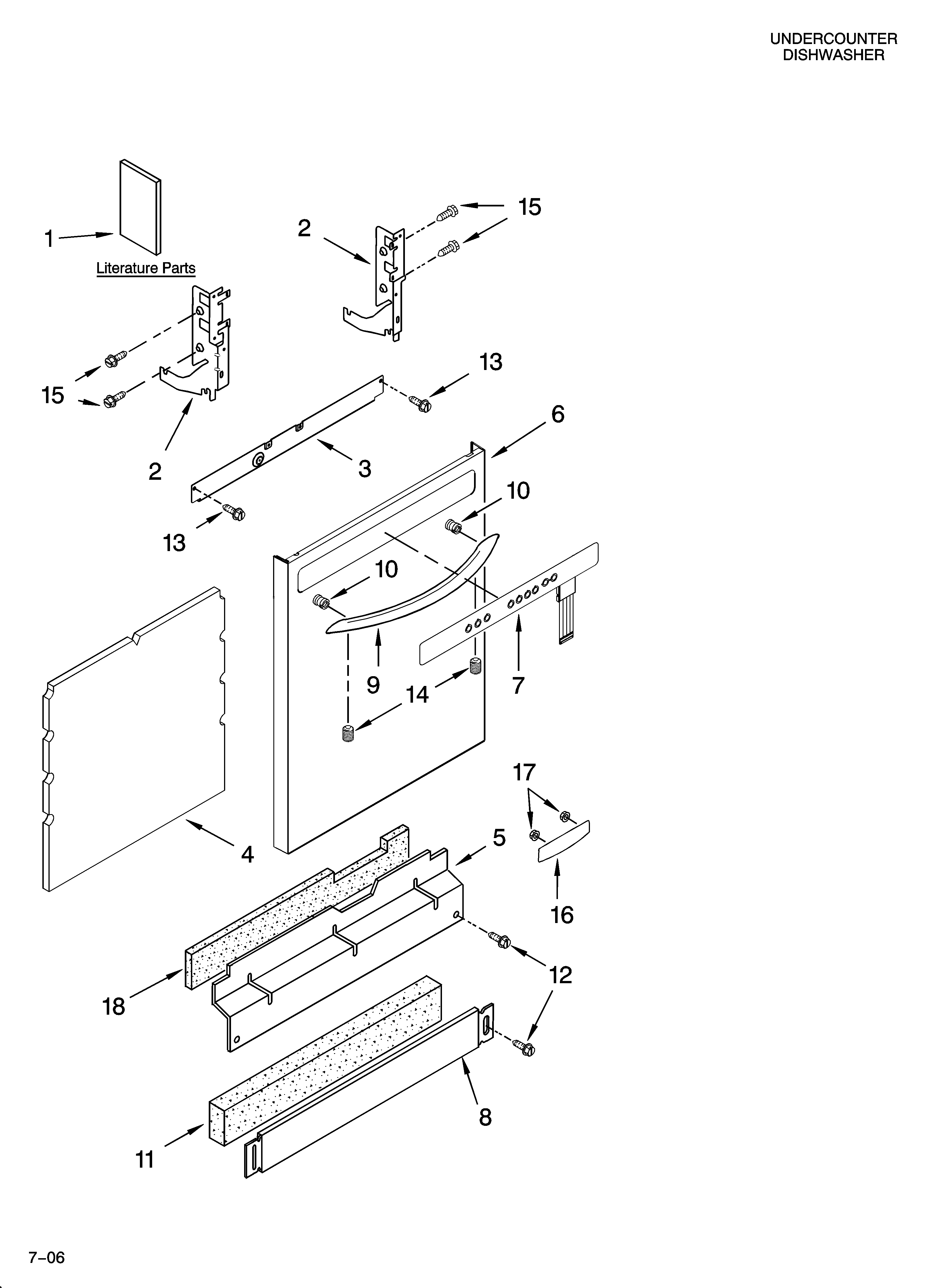 Door and panel parts