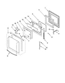Oven door parts