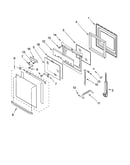 Oven door parts