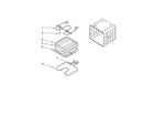 Whirlpool RS696PXGB15 internal oven parts, optional parts diagram