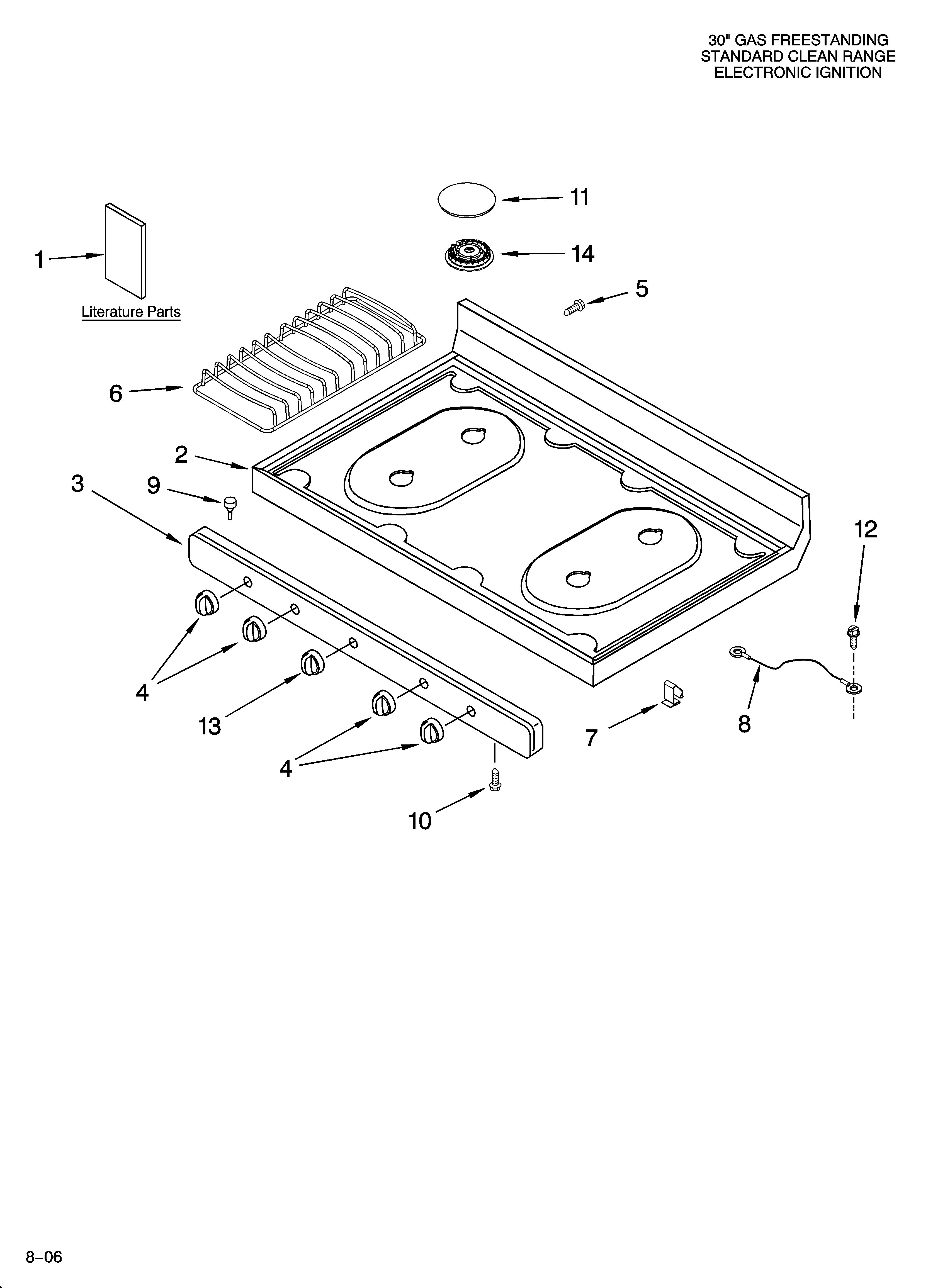 Cooktop parts