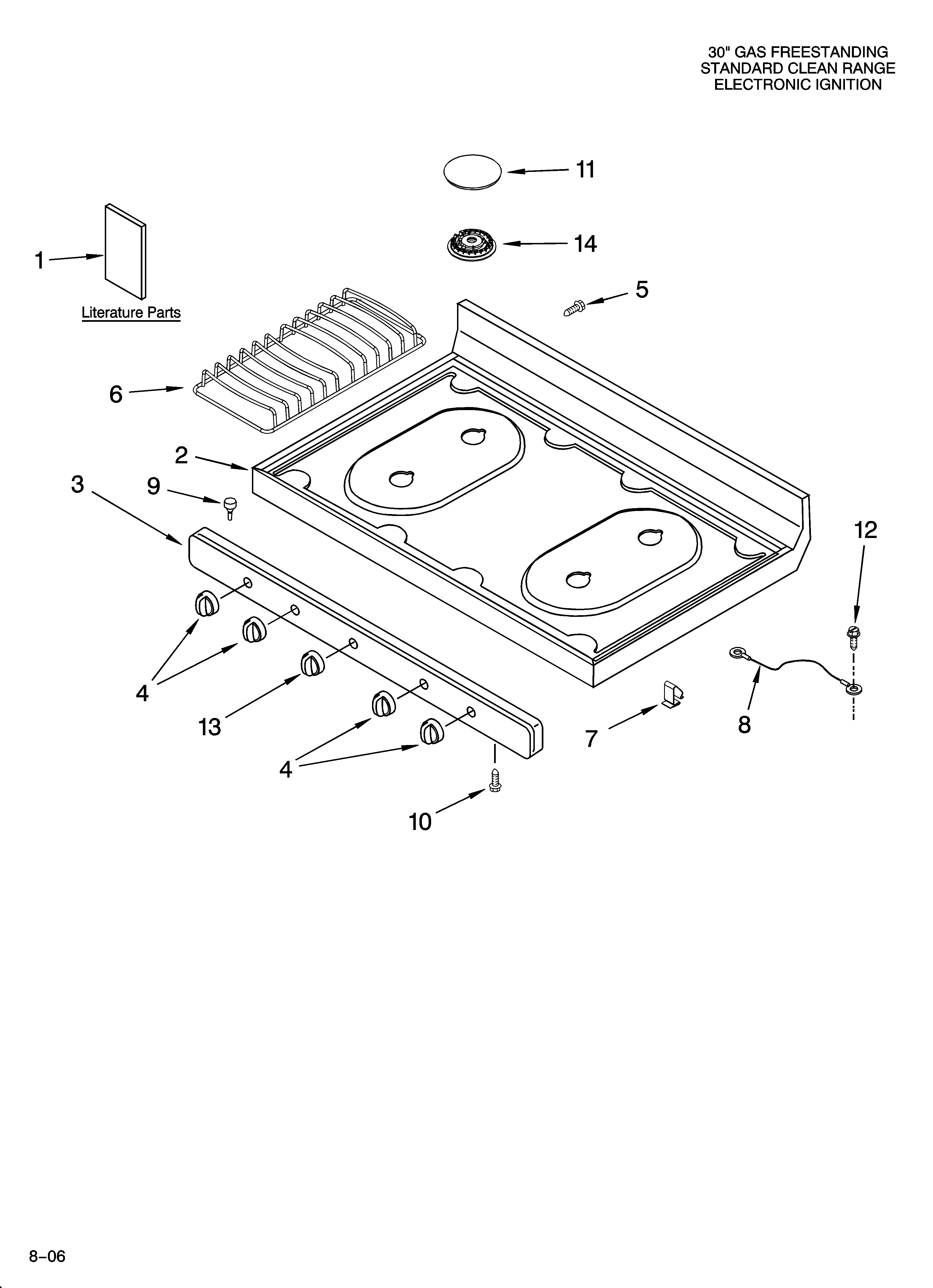 Cooktop parts